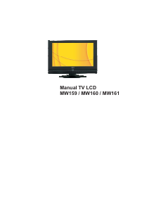 Manual de uso Airis MW160 Televisor de LCD