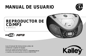 Manual de uso Kalley K-BMAU21 Set de estéreo