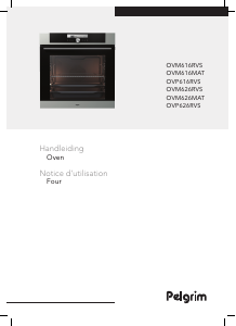 Handleiding Pelgrim OVP626RVS Oven