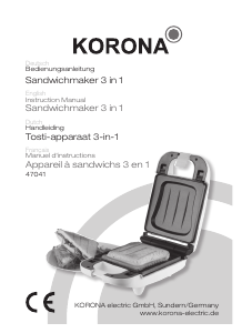 Mode d’emploi Korona 47041 Grill