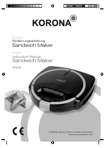 Manual Korona 47010 Contact Grill