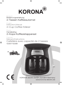 Manual Korona 12207 Coffee Machine