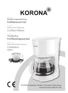 Manual Korona 10331 Coffee Machine