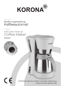 Manual Korona 10225 Coffee Machine