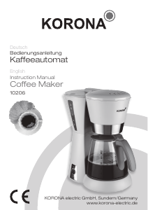 Manual Korona 10206 Coffee Machine