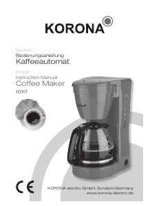 Handleiding Korona 10117 Koffiezetapparaat