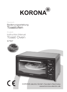 Bedienungsanleitung Korona 57157 Backofen