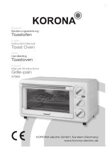 Bedienungsanleitung Korona 57002 Backofen