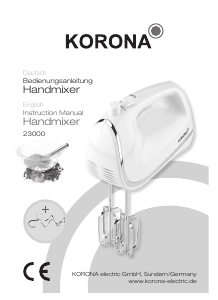 Manual Korona 23000 Hand Mixer