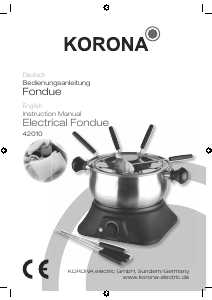Manual Korona 42010 Fondue