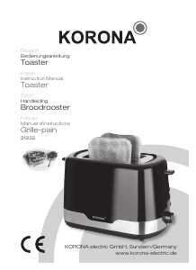 Bedienungsanleitung Korona 21232 Toaster