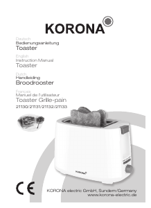 Manual Korona 21131 Toaster