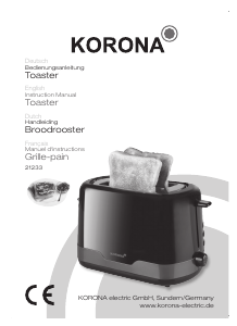 Handleiding Korona 21233 Broodrooster