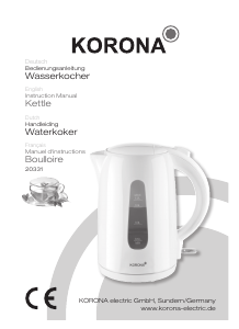 Handleiding Korona 20331 Waterkoker