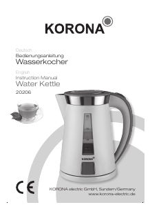 Manual Korona 20206 Kettle
