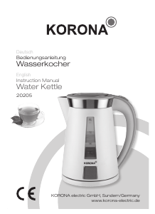 Handleiding Korona 20205 Waterkoker