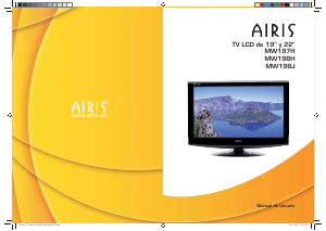 Manual de uso Airis MW197H Televisor de LCD