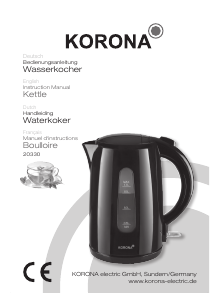 Handleiding Korona 20330 Waterkoker