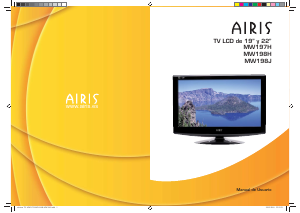 Manual de uso Airis MW198H Televisor de LCD