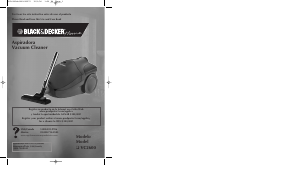 Manual de uso Black and Decker VC2600 Aspirador