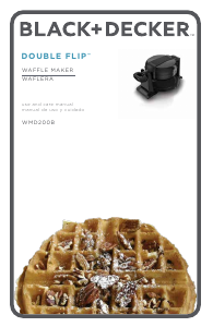 Manual Black and Decker WMD200B Waffle Maker