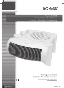 Bedienungsanleitung Bomann HL 1095 CB Heizgerät