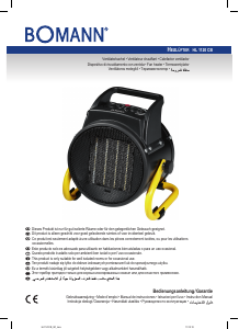 Manual de uso Bomann HL 1120 CB Calefactor