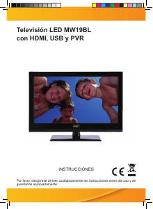 Manual de uso Airis MW19BL Televisor de LED