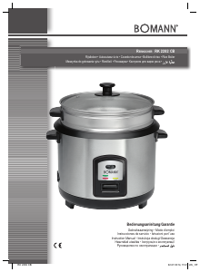 Manual Bomann RK 2282 CB Rice Cooker