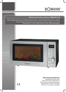 Manual Bomann MWG 2285 H CB Microwave