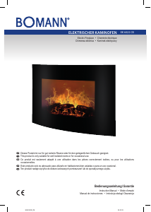 Manual de uso Bomann EK 6022 CB Chimenea electrica