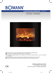 Manual de uso Bomann EK 6020 CB Chimenea electrica