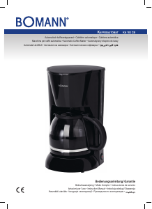 Manual Bomann KA 183 CB Coffee Machine