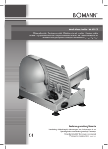 Instrukcja Bomann MA 451 CB Krajalnica