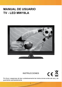 Manual de uso Airis MW19LA Televisor de LED