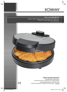 Manual Bomann WA 1365 CB Waffle Maker