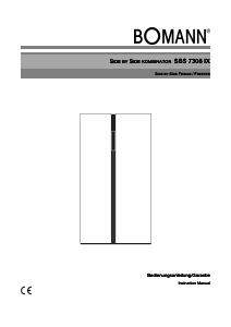 Manual Bomann SBS 7308 IX Fridge-Freezer