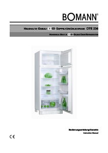 Manual Bomann DTE 236 Fridge-Freezer