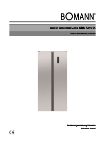 Manual Bomann SBS 7310 IX Fridge-Freezer