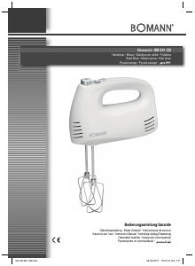 Bedienungsanleitung Bomann HM 381 CB Handmixer