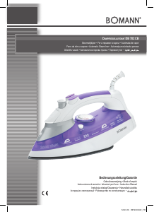 Manual de uso Bomann DB 782 CB Plancha