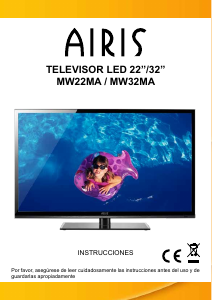 Manual de uso Airis MW22MA Televisor de LED