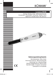 Manual Bomann CB 856 Ondulator