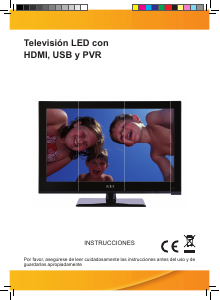 Manual de uso Airis MW24BL Televisor de LED