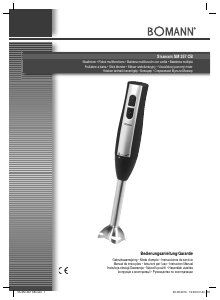 Manual de uso Bomann SM 357 CB Batidora de mano