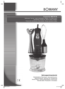 Manual Bomann SMS 349 CB Hand Blender