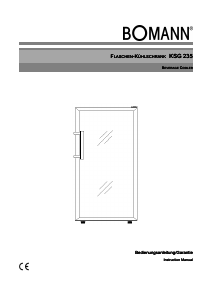 Handleiding Bomann KSG 235 Koelkast