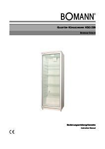 Manual Bomann KSG 239 Refrigerator