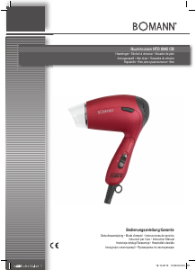 Manual Bomann HTD 8005 CB Hair Dryer