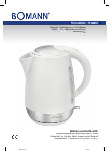 Manual Bomann WK 3004 CB Kettle